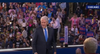 TV screenshot of Bill Clinton at Democratic convention.
