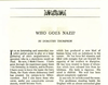 Image of Dorothy Thompson's famous 1941 article "Who Goes Nazi?" in Harper's Magazine