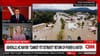 CNN screen from hurricane in North Carolina