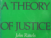 Book cover: "A Theory of Justice" by John Rawls