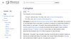 Wikipedia page on corruption, screenshot