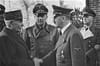 Photo of Vichy France puppet leader Petain with Hitler